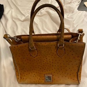 Dooney & Bourke ostrich handbag